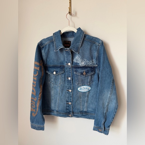 Viral Von Dutch Blue Denim Jacket - Picture 2 of 4